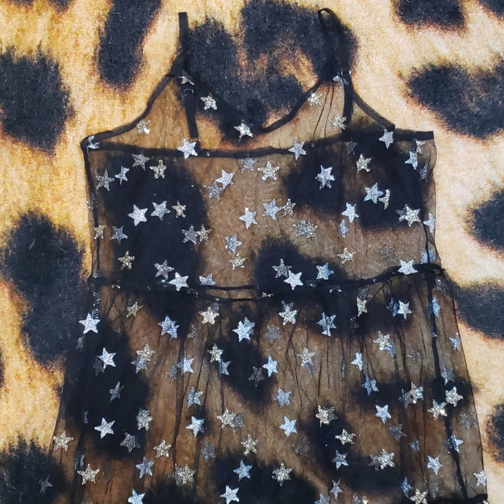 🖤Glitter Star Mesh Dress🖤 - Picture 3 of 7
